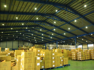 Industrial plant lighting project