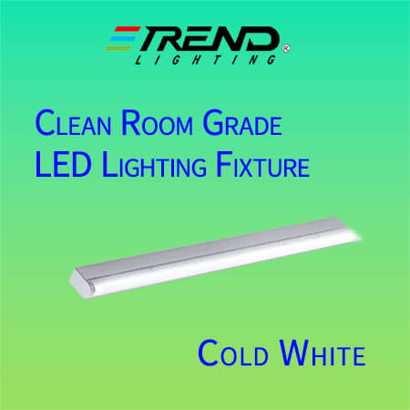 Clean Room Grade LED Lighting Fixture, Cold White